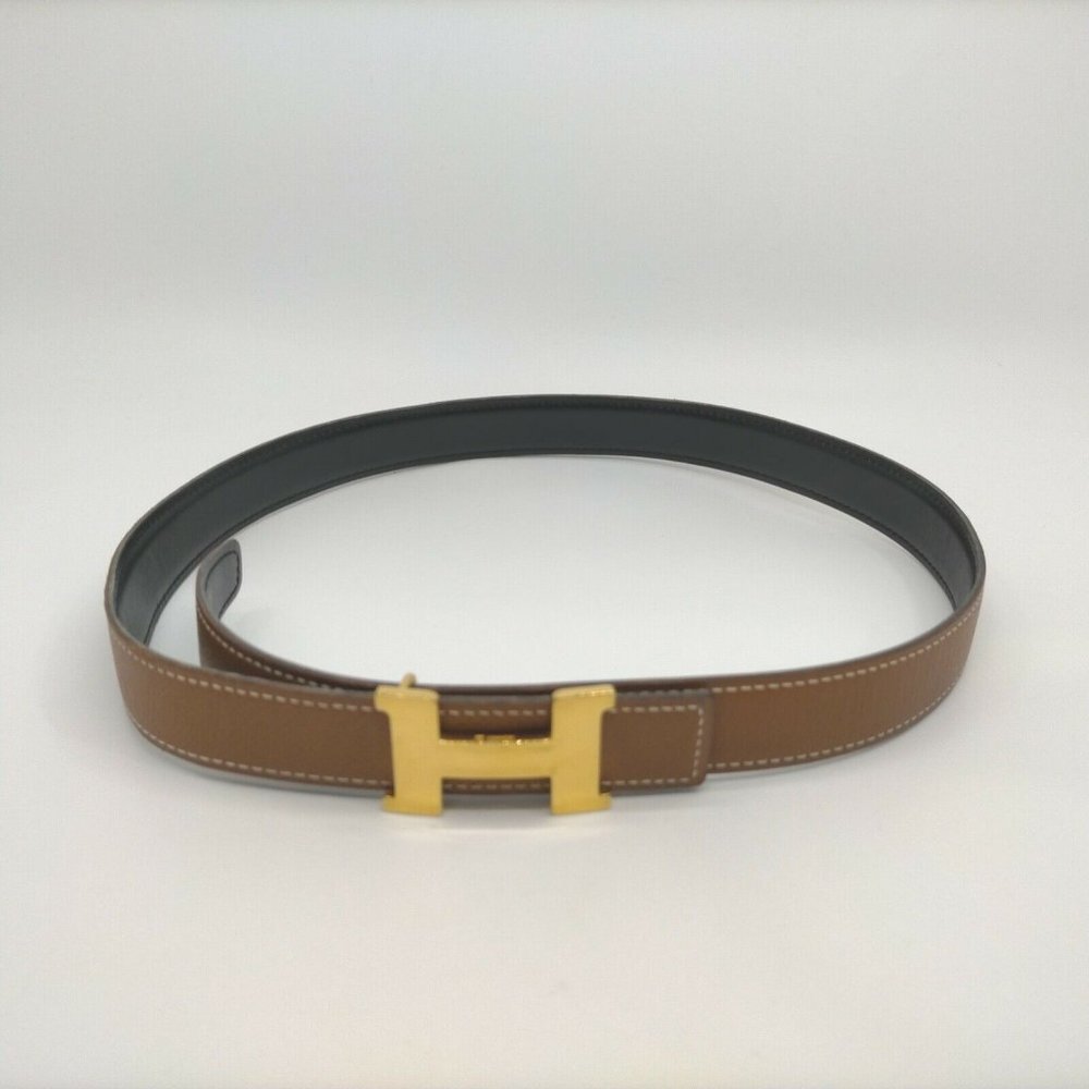 Hermes Belt Mini Constance Reversible Gold-tone - Picture 6 of 13